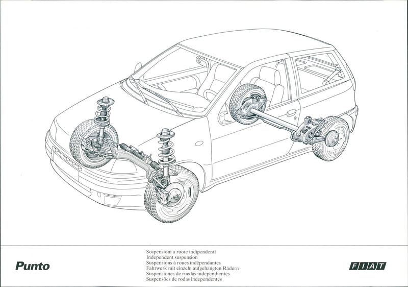 Fiat Punto - Vintage Photograph
