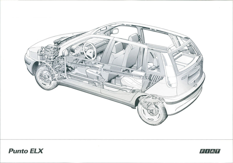 Fiat Punto ELX - Vintage Photograph