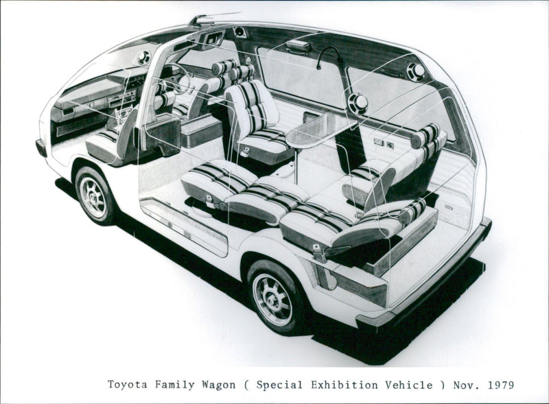 Toyota Family Wagon - Vintage Photograph