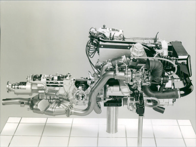 Audi 2.21 20V 5 Cylinder Turbo Engine - Vintage Photograph