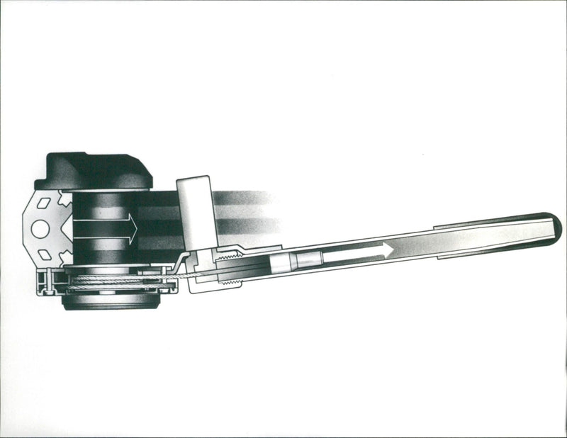 Saab Belt Tensioner - Vintage Photograph