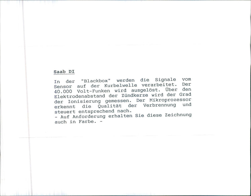 Saab DI - Vintage Photograph