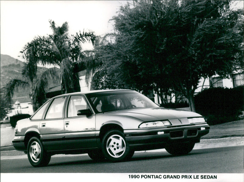 1990 Pontiac Grand Prix LE Sedan - Vintage Photograph
