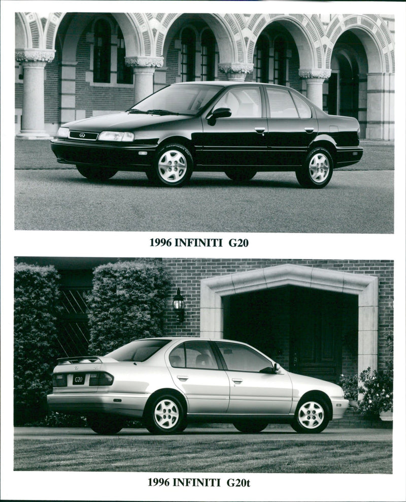 1996 Infiniti G20 and 1996 Infiniti G20t - Vintage Photograph