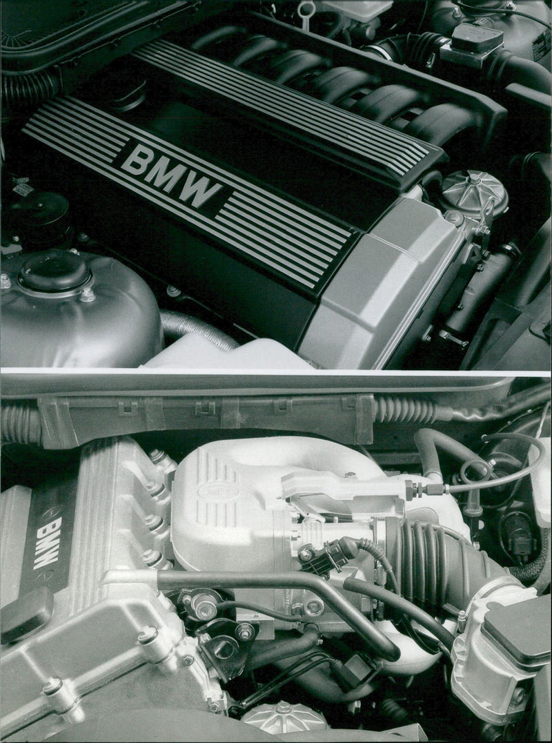 BMW 3 Series coupe engines - Vintage Photograph
