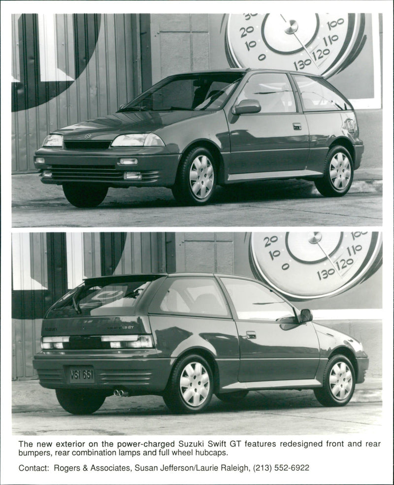 1991 Suzuki Swift GT - Vintage Photograph