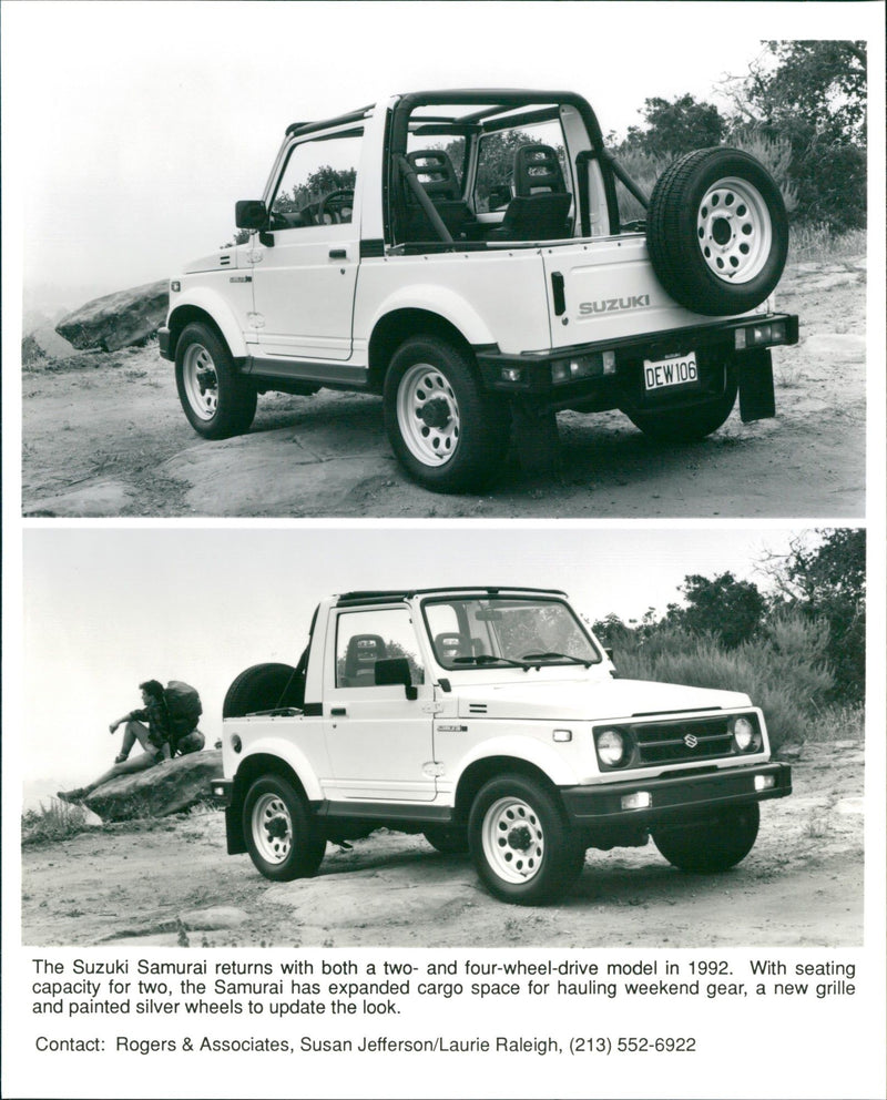 1992 Suzuki Samurai - Vintage Photograph