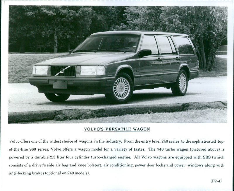 Volvo 740 Turbo Wagon - Vintage Photograph