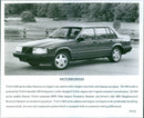 Volvo 940 Turbo Sedan - Vintage Photograph