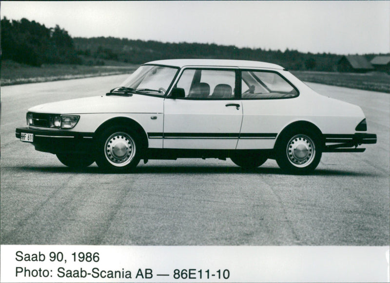 1986 Saab 90 - Vintage Photograph
