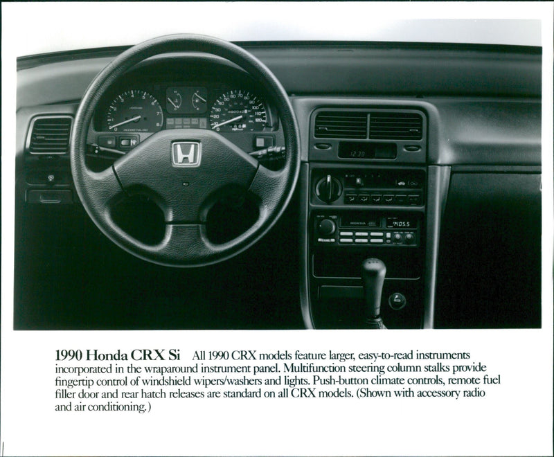 1990 Honda CRX Si - Vintage Photograph