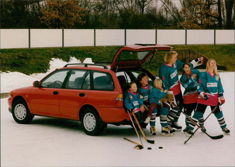 1997 Mitsubishi Lancer Combi Allrad GLXi, - Vintage Photograph