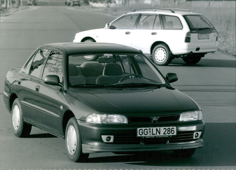1997 Mitsubishi Lancer GLXi Stufenheck / Mitsubishi Lancer GLXi Combi Allrad - Vintage Photograph