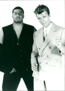 David Bowie & Al B. Sure - Vintage Photograph