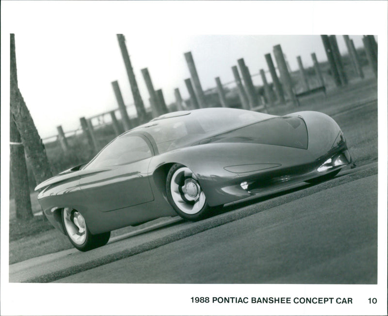 1988 Pontiac Banshee Concept Car - Vintage Photograph