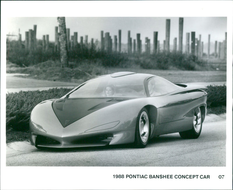 1988 Pontiac Banshee Concept Car - Vintage Photograph