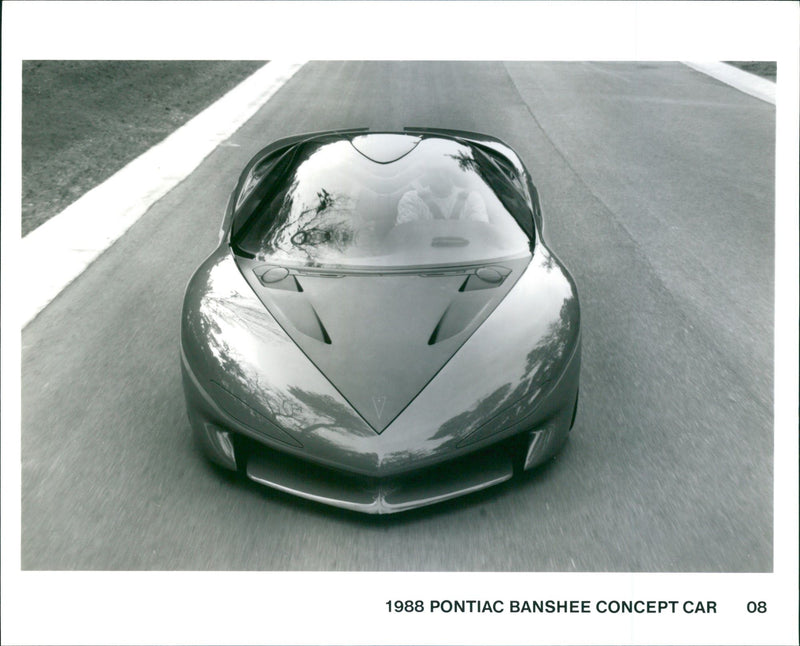 1988 Pontiac Banshee Concept Car - Vintage Photograph