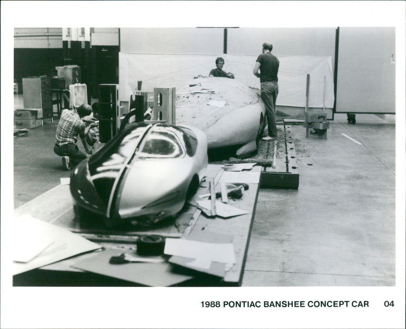 1988 Pontiac Banshee Concept Car - Vintage Photograph