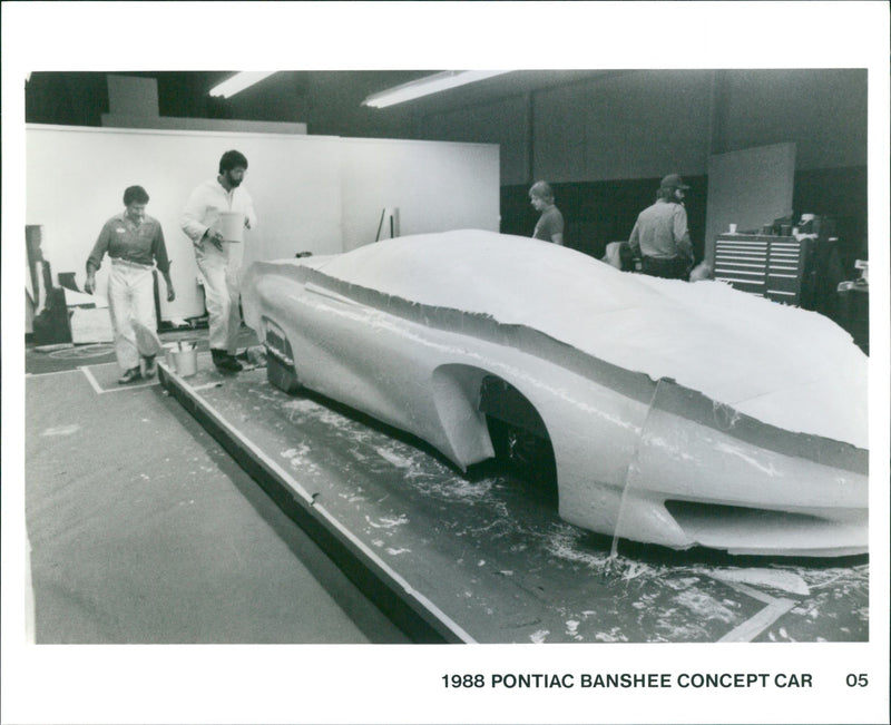 1988 Pontiac Banshee Concept Car - Vintage Photograph