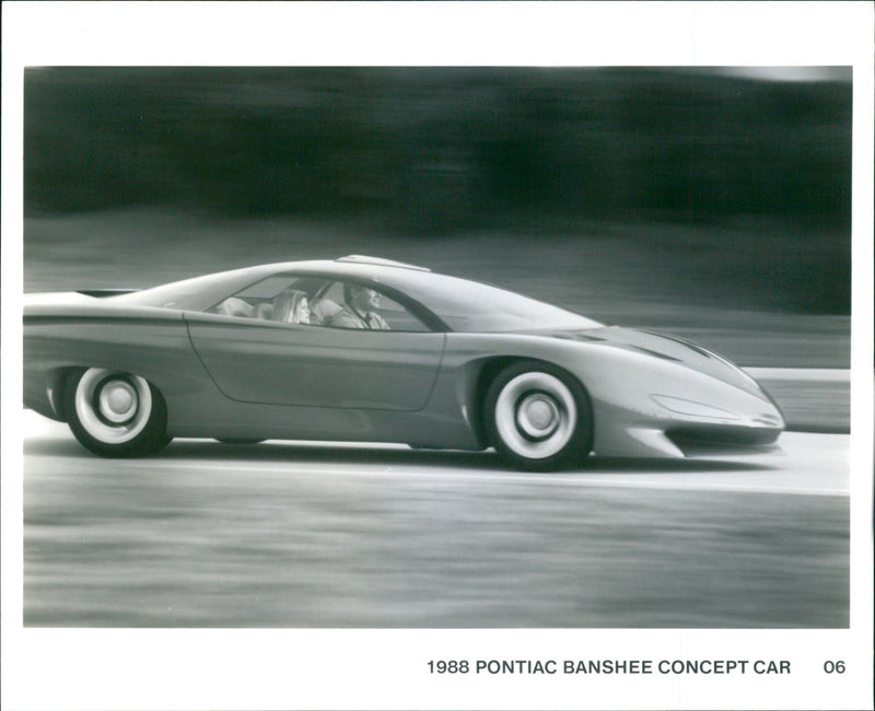1988 Pontiac Banshee Concept Car - Vintage Photograph