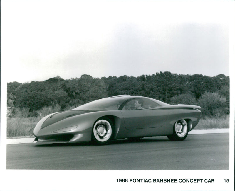 1988 Pontiac Banshee Concept Car - Vintage Photograph