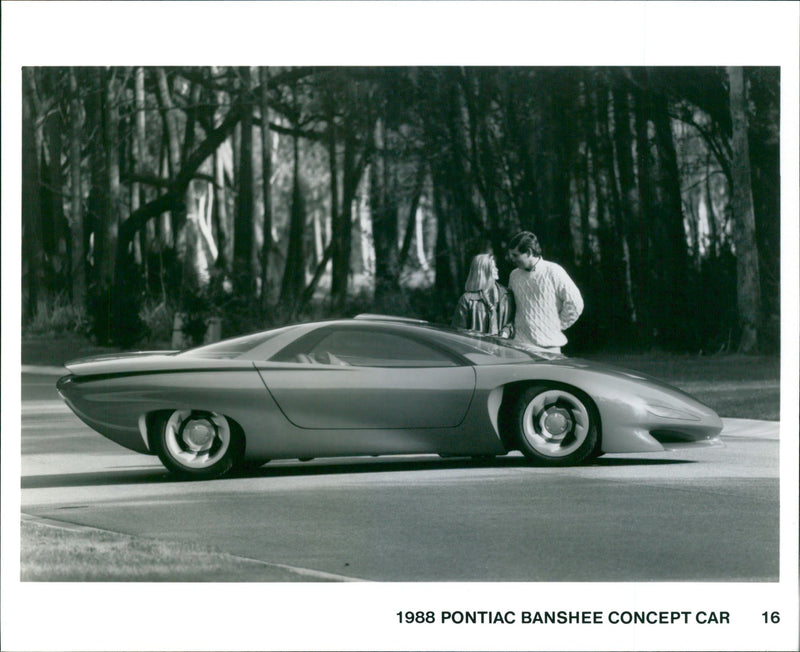 1988 Pontiac Banshee Concept Car - Vintage Photograph