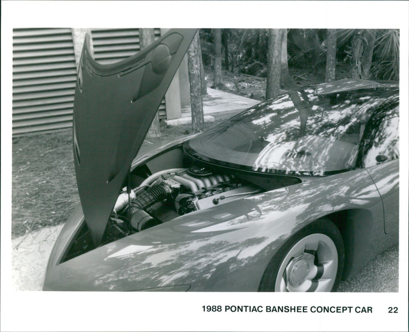 1988 Pontiac Banshee Concept Car - Vintage Photograph
