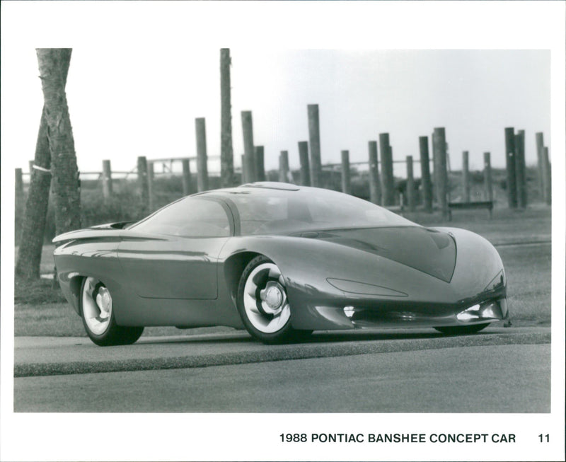 1988 Pontiac Banshee Concept Car - Vintage Photograph
