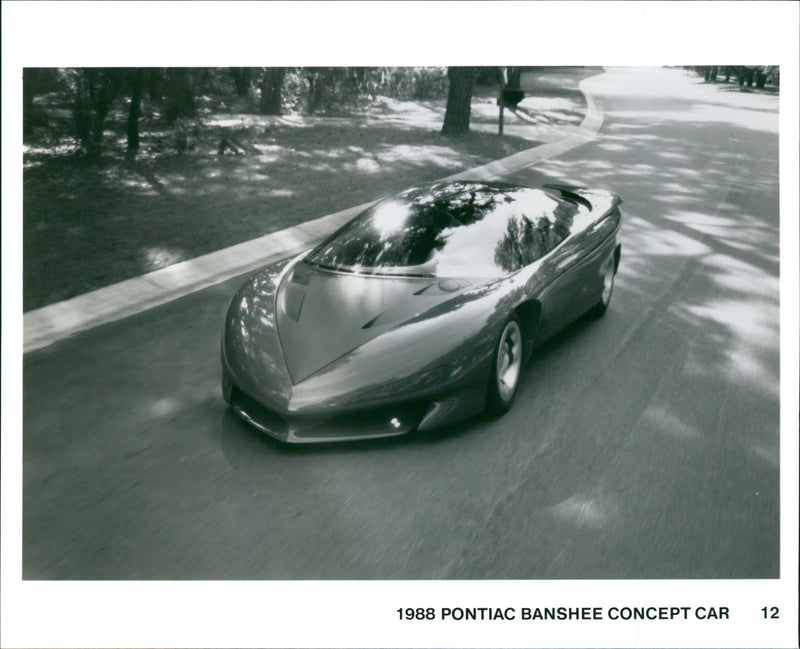 1988 Pontiac Banshee Concept Car - Vintage Photograph