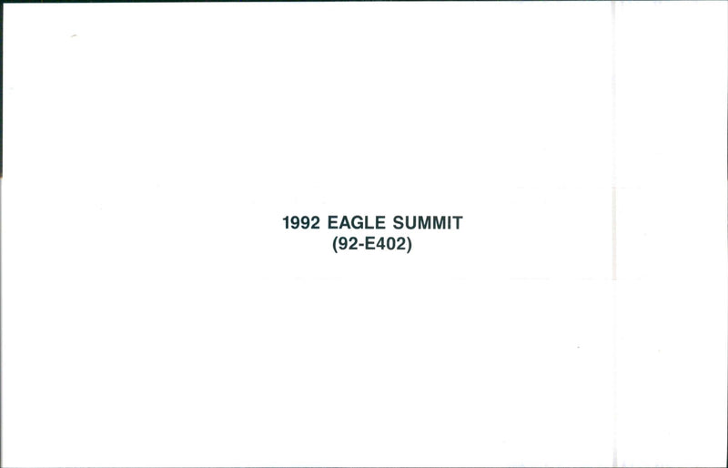 1992 Eagle Summit - Vintage Photograph