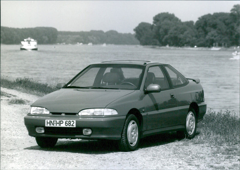 1994 Hyundai Scoupe - Vintage Photograph