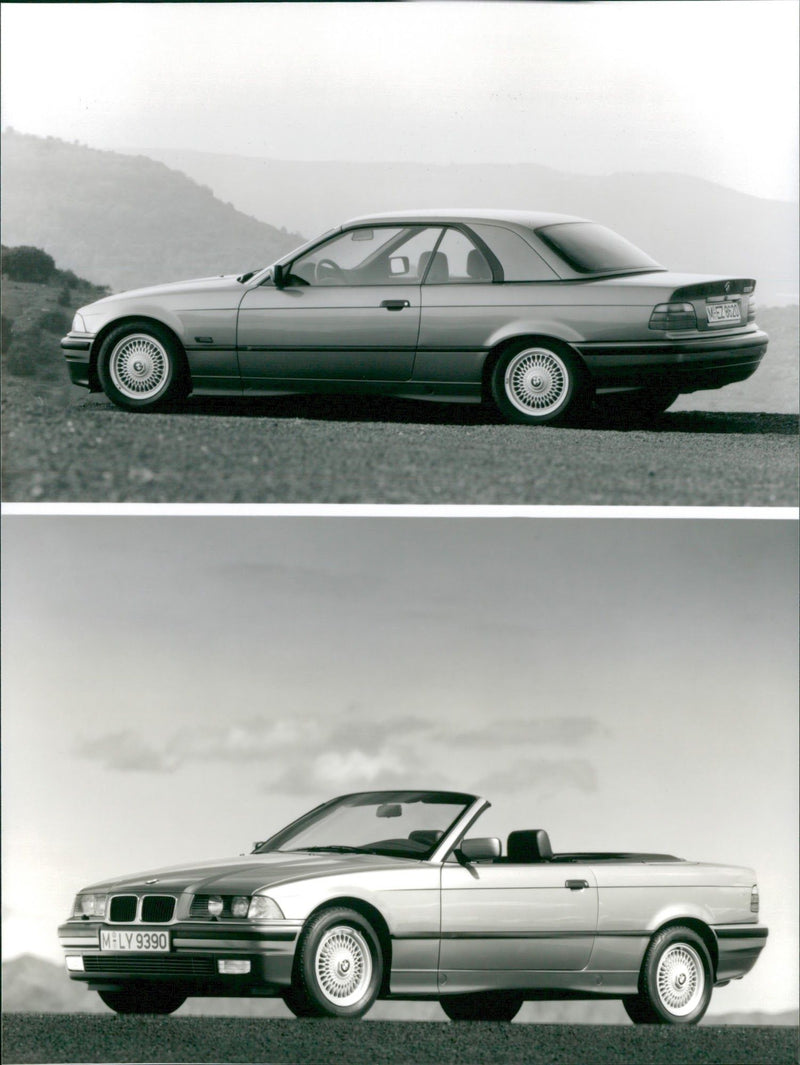 1994 BMW 3-series convertible and Coupe - Vintage Photograph