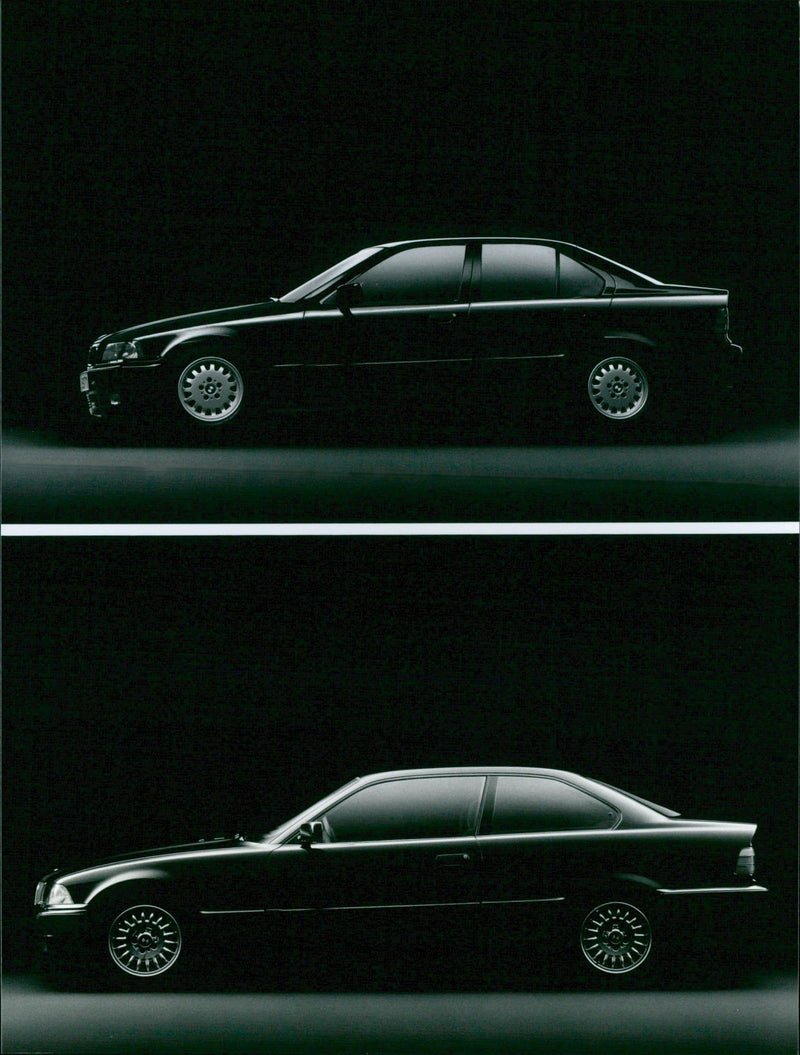 1994 BMW 3 Series Sedan and Coupe - Vintage Photograph