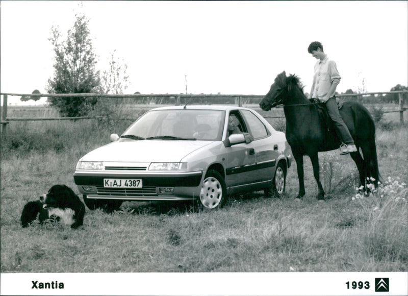 1993 Citroen Xantia - Vintage Photograph