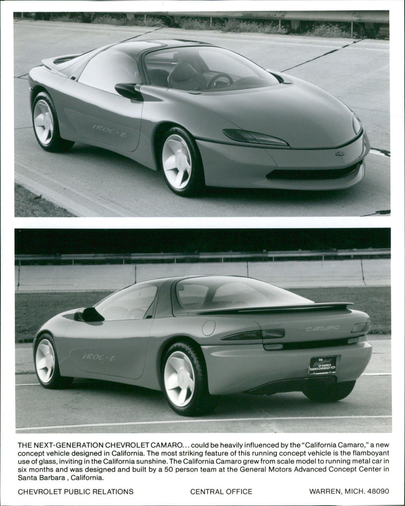 1990 Chevrolet Camaro - Vintage Photograph