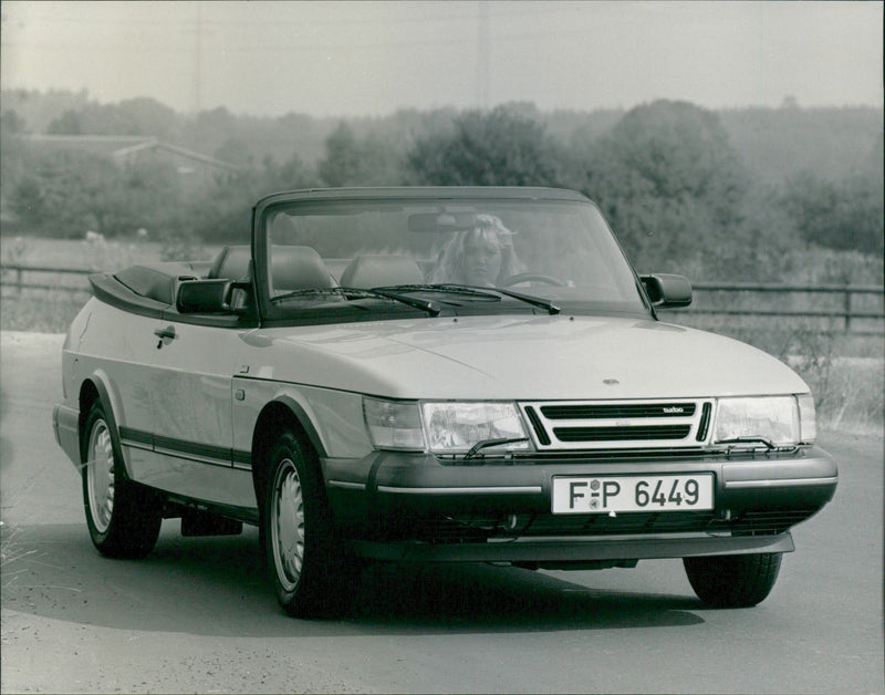 1992 Saab 900 Turbo 16 Cabriolet - Vintage Photograph