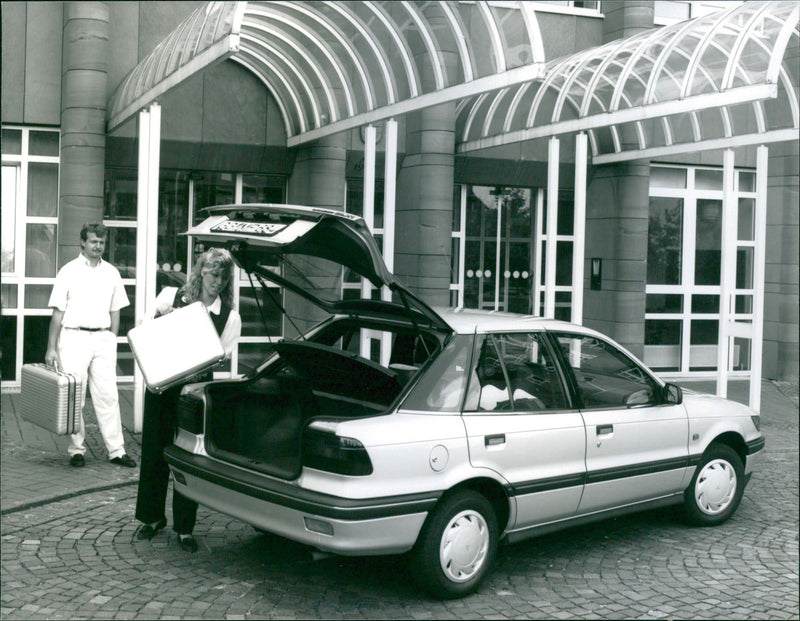Mitsubishi Lancer, hatchback - Vintage Photograph