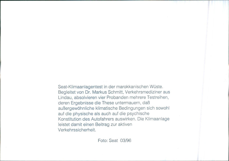 Seat Prima Klima - Vintage Photograph