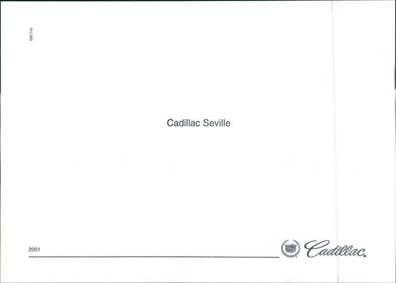 2001 Cadillac Seville - Vintage Photograph