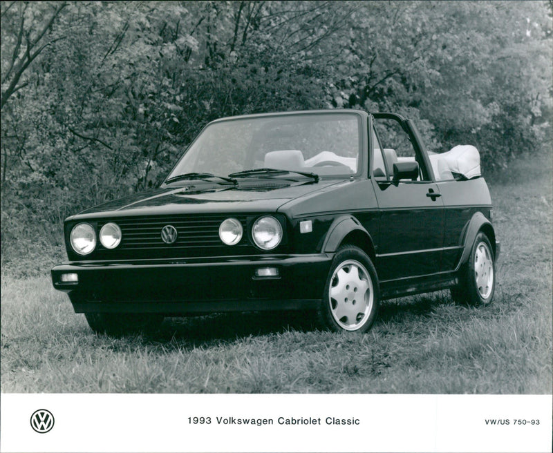 Volkswagen Cabriolet Classic 1993 - Vintage Photograph