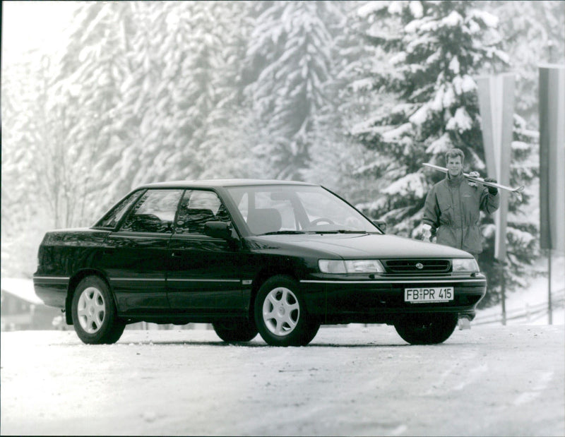 Subaru Legacy special model "Winter" - Vintage Photograph