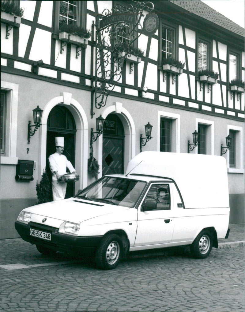 Skoda pick-up - Vintage Photograph