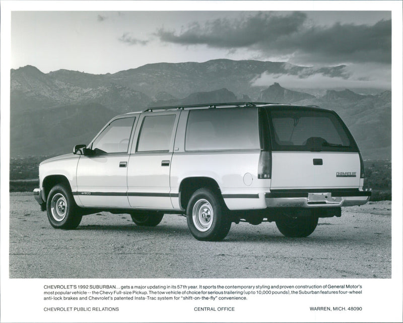 1992 Chevrolet Suburban - Vintage Photograph