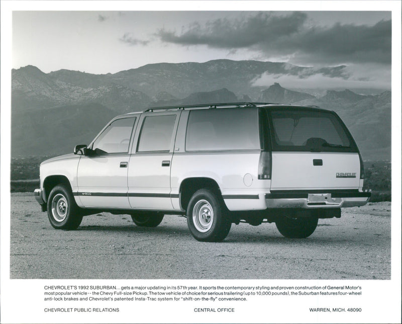1992 Chevrolet Suburban - Vintage Photograph