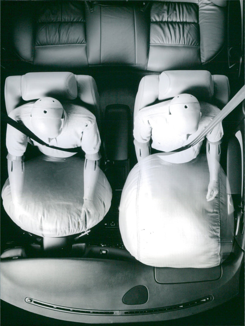 1993 Mazda Xedos 9 Airbags - Vintage Photograph