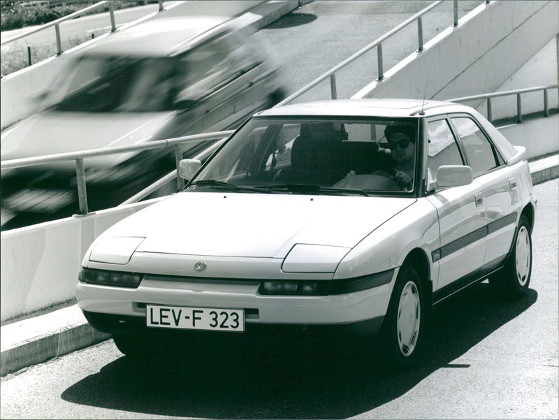 1993 Mazda 323 F - Vintage Photograph