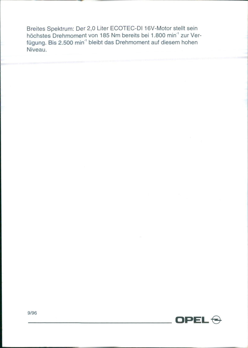 Opel Vectra - Vintage Photograph