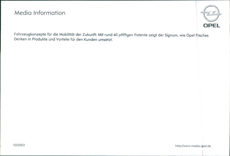 Opel Signum - Vintage Photograph