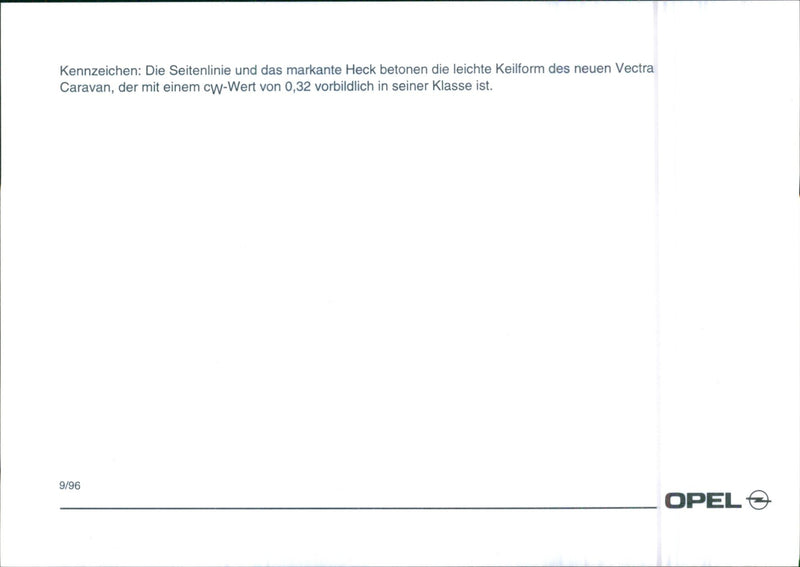 Opel Vectra - Vintage Photograph