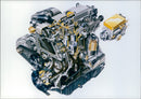 Opel engine - Vintage Photograph